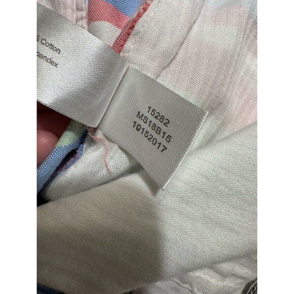 Peter‎ Millar Chino Golf Shorts Men’s Size 36 Pastel Horizontal Stripe - Picture 7 of 9